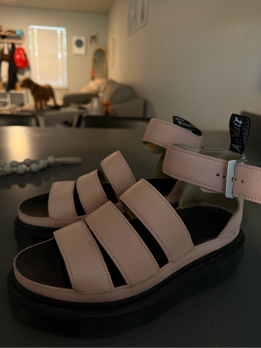 Light pink Doc Marten Sandals - Picture 3 of 6